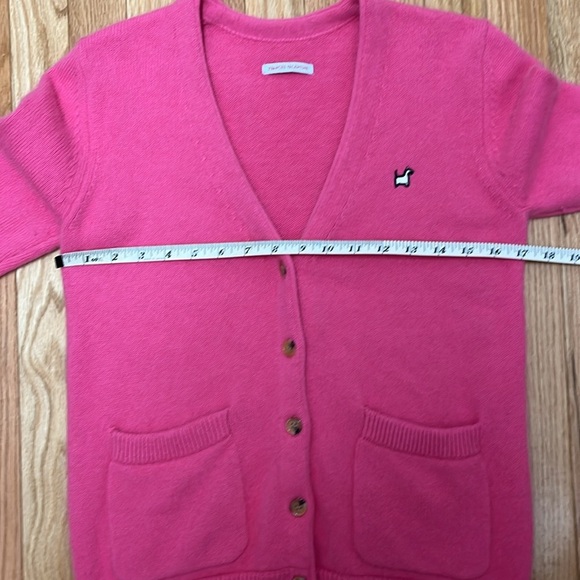 Frances Valentine Collegiate Sweater Pink - Picture 7 of 8